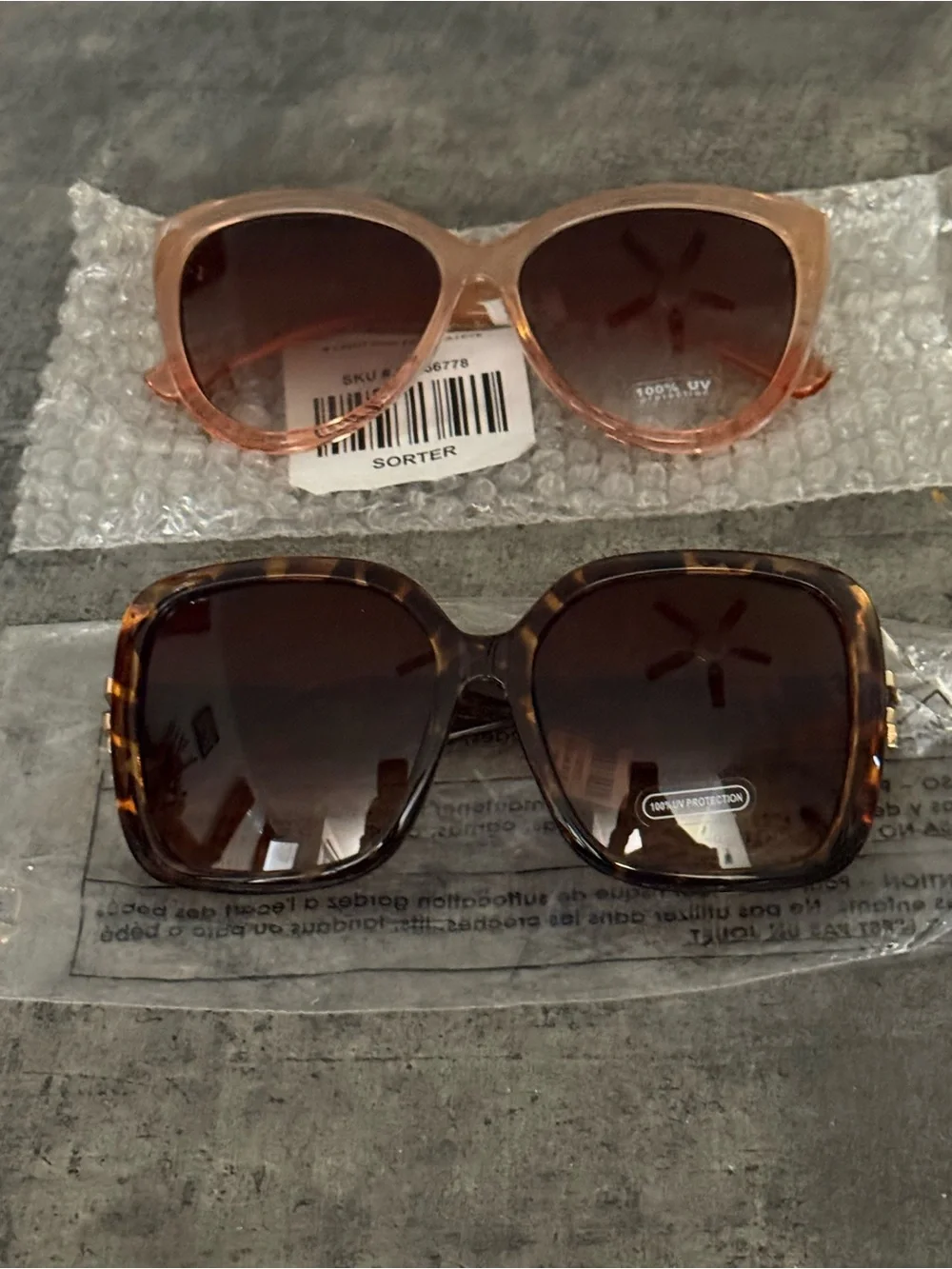 Torrid Sunglasses Bundle | 2 Pairs NWT | Oversized Tortoise + Pink Cat Eye